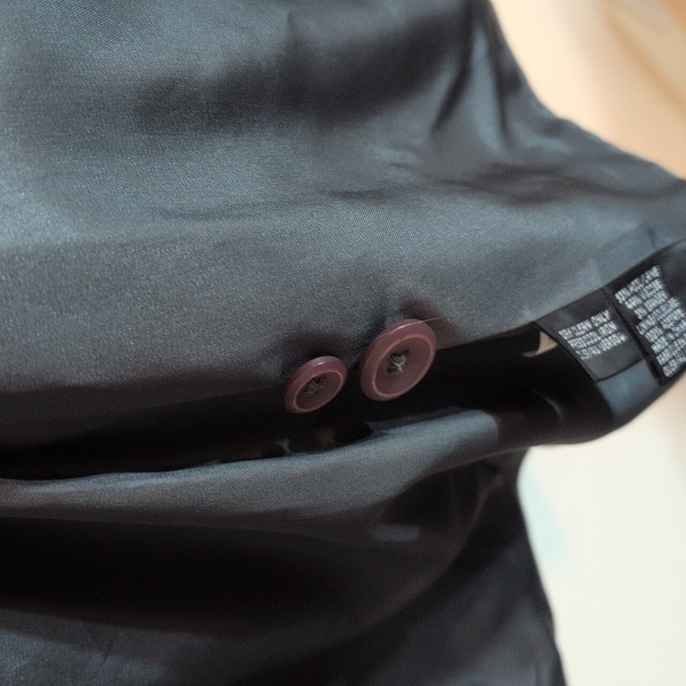 Ellen Tracy Charcoal Blazer/Jacket Size 14 - Picture 8 of 10